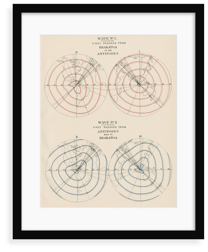 Krakatoa tsumami waves 1 and 2 by Malby & Sons