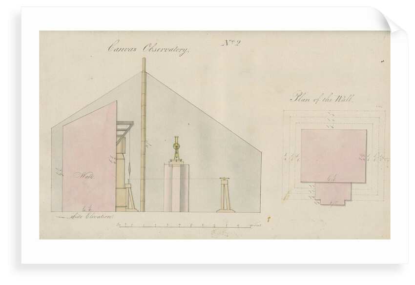 Temporary observatory for pendulum observations, Sumatra by unknown