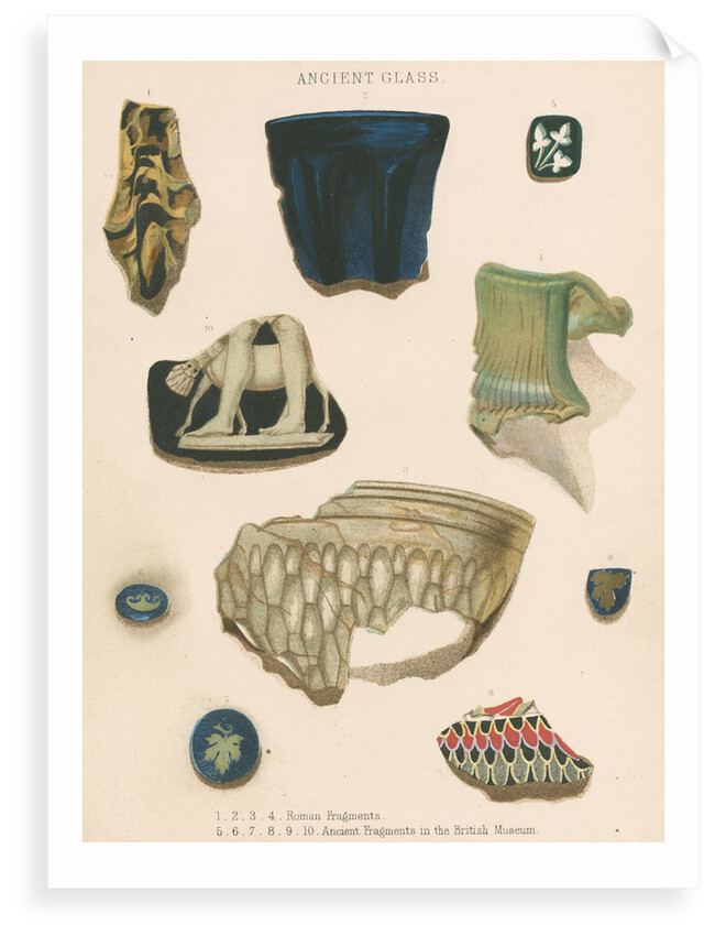 Roman and other ancient glass by J R Robbins