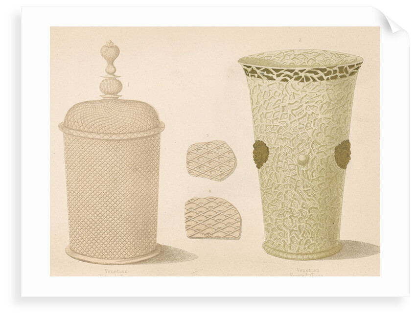 Venetian glass by J R Robbins