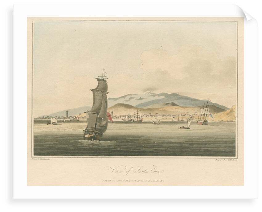 'View of Santa Cruz' by Thomas Medland
