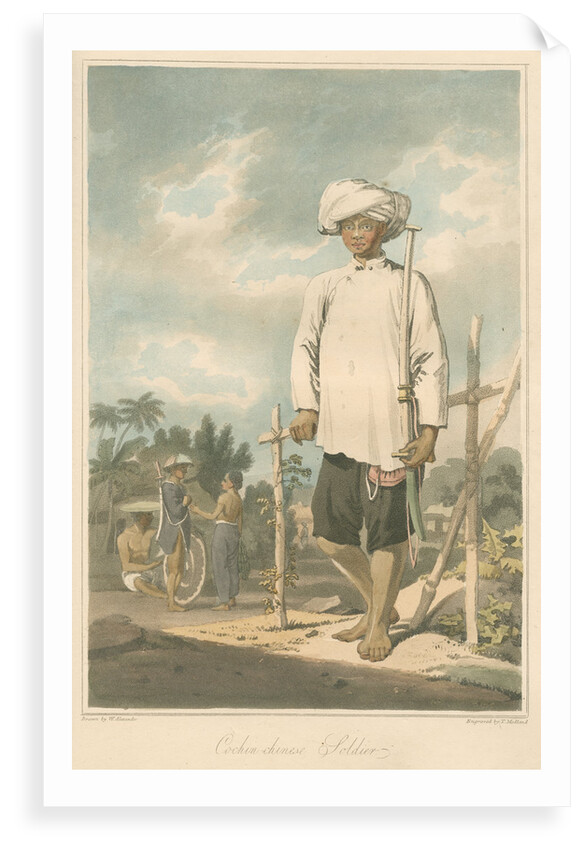 'Cochin-chinese soldier' by Thomas Medland