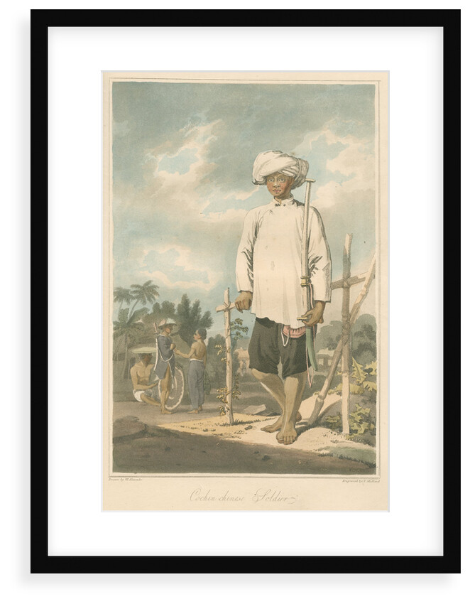 'Cochin-chinese soldier' by Thomas Medland