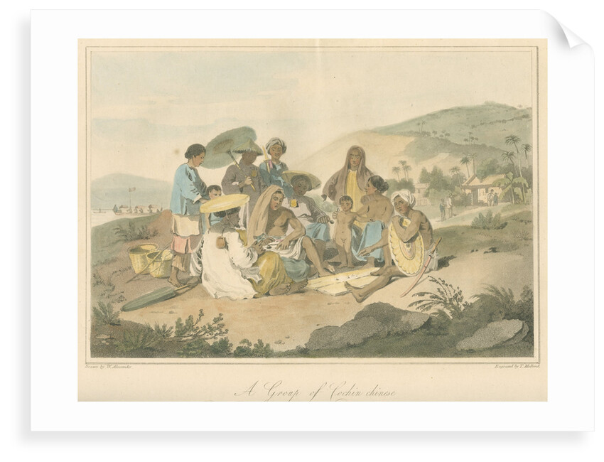 'A Group of Cochin chinese' by Thomas Medland