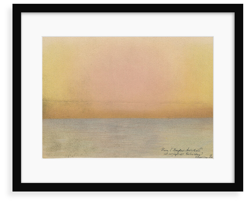 Krakatoa sunset by Karl Johann Kiessling