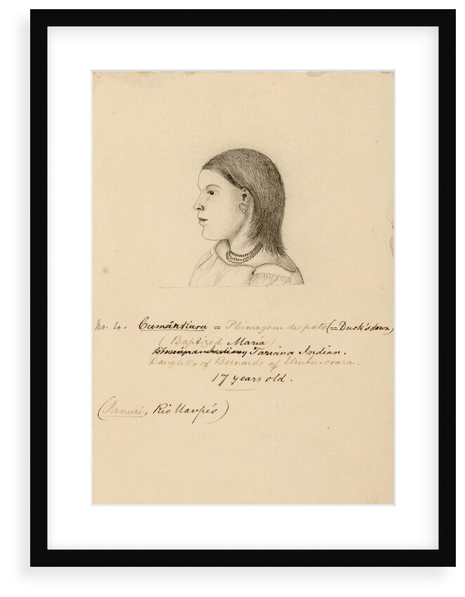 Portrait of CumÃ¡ntiara by Richard Spruce