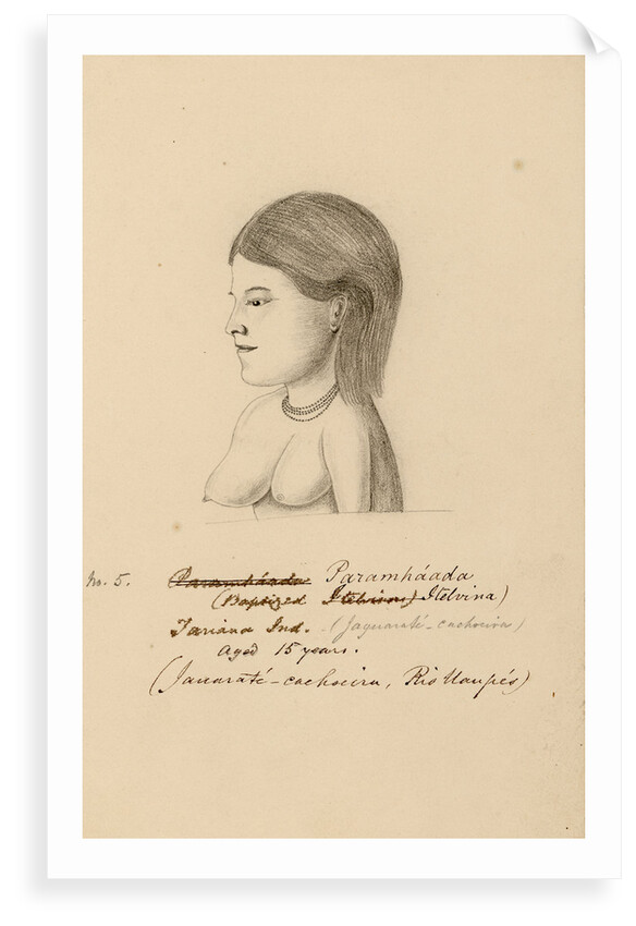 Portrait of ParamhÃ¡ada by Richard Spruce