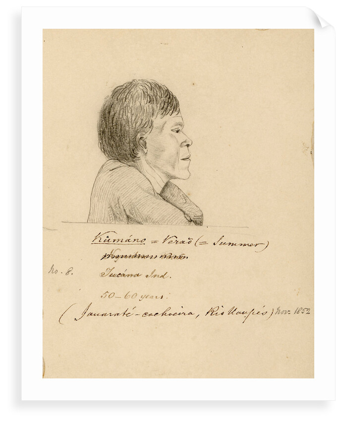 Portrait of KumÃ¡no by Richard Spruce