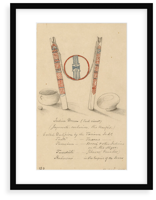 An Indian drum by Richard Spruce