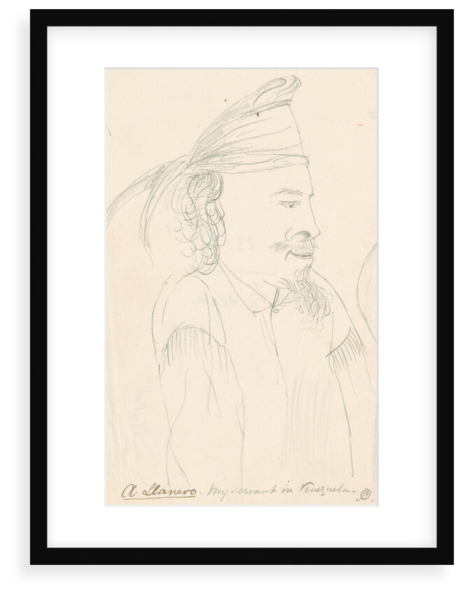 Portait of Spruce's attendant at Maypures by Richard Spruce
