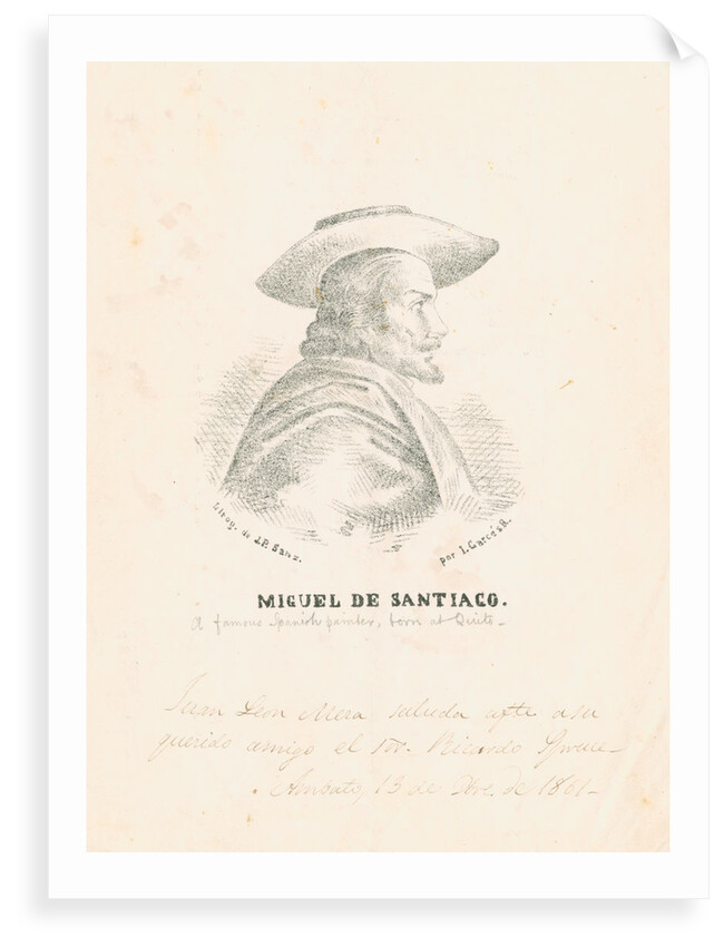 Portrait of Miguel de Santiago by Richard Spruce