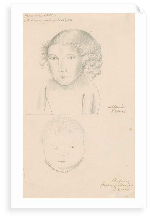 Portraits of Rufina and Maria by Richard Spruce
