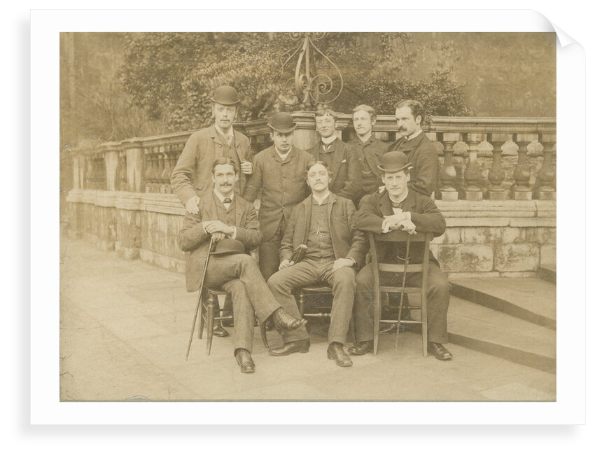 Group portrait of Trinity College undergraduates by unknown