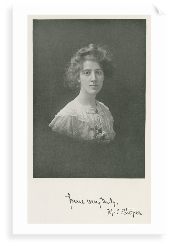 Portrait of Marie Charlotte Carmichael Stopes by unknown