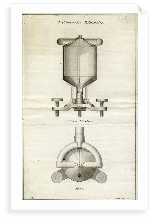 Gravimetric calorimeter by John Joly