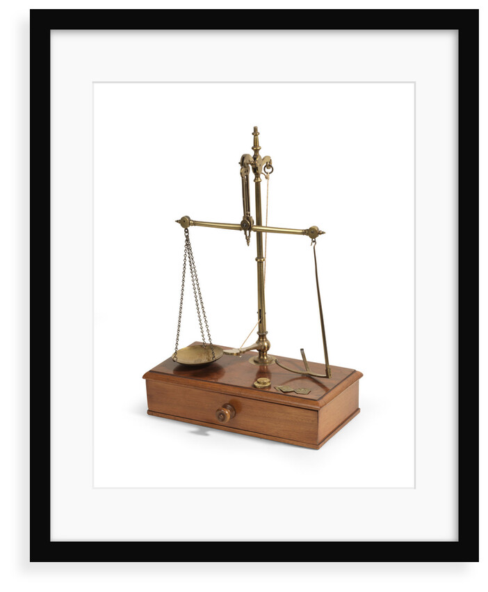 Apothecaries' scales by H Martin