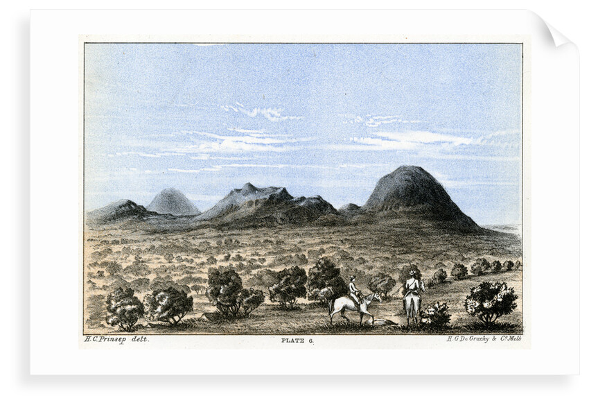 Mount Taylor and Mount Hale by Henry Charles Prinsep