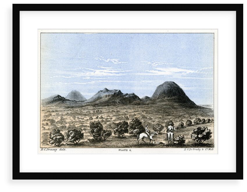 Mount Taylor and Mount Hale by Henry Charles Prinsep