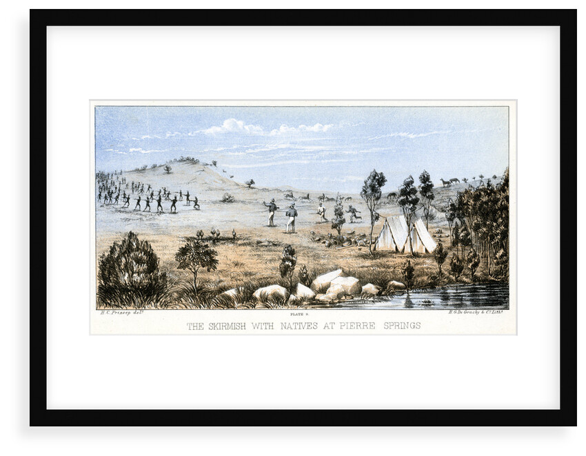 Skirmish at Weld Springs by Henry Charles Prinsep