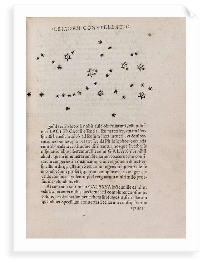 Pleiades star cluster by After Galileo Galilei