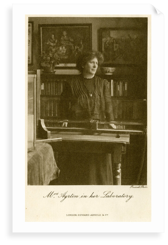 Portrait of Hertha Ayrton by After James Russell and Sons