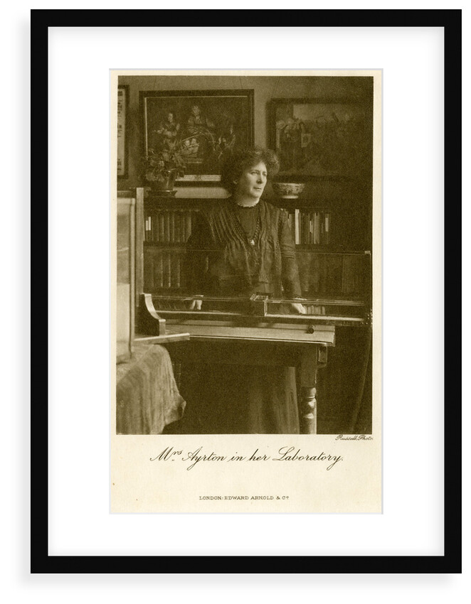 Portrait of Hertha Ayrton by After James Russell and Sons