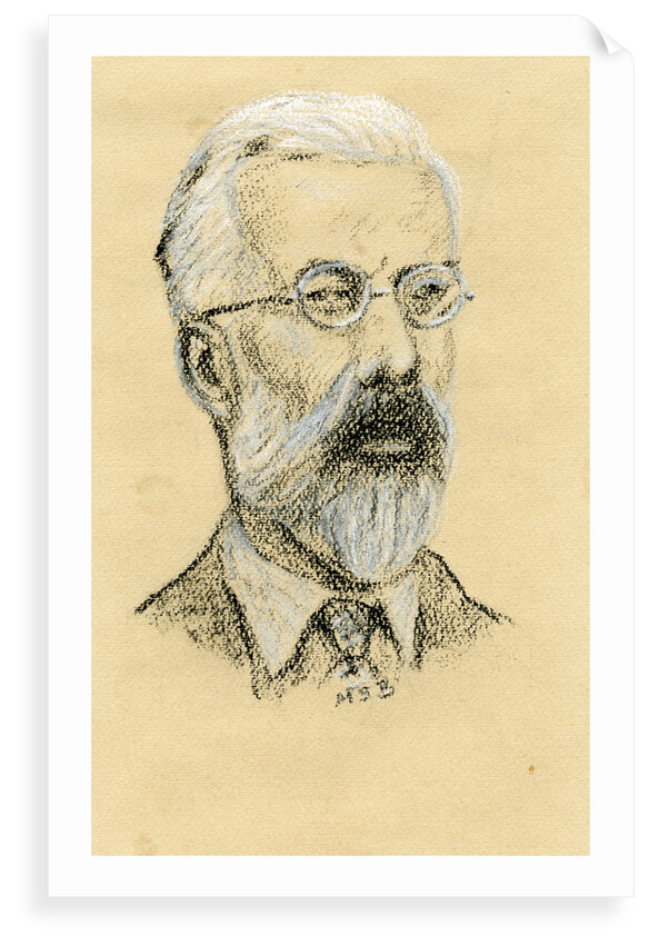 Portrait of Ronald Aylmer Fisher by Maurice Stevenson Bartlett