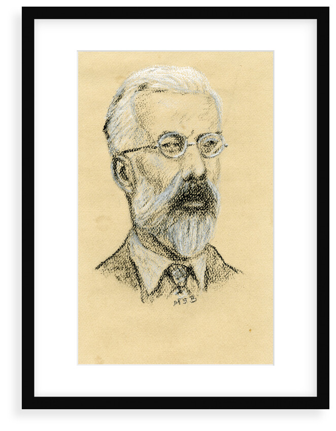 Portrait of Ronald Aylmer Fisher by Maurice Stevenson Bartlett