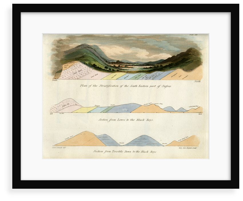Strata in Sussex by Mary Ann Mantell