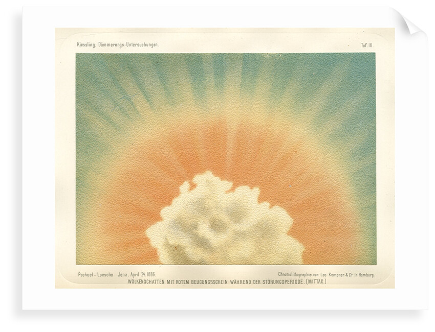 Cloud shadow, noon by Leo Krauss and Company