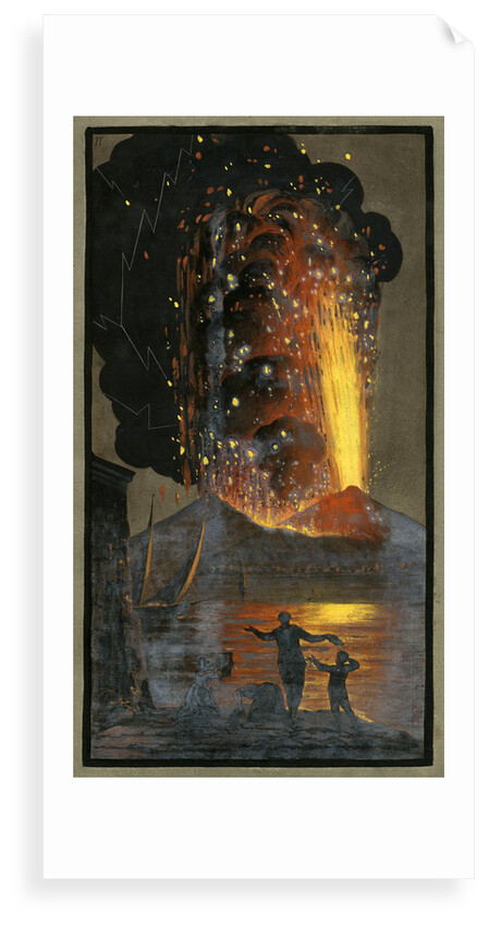 Eruption of Mount Vesuvius by Pietro Fabris