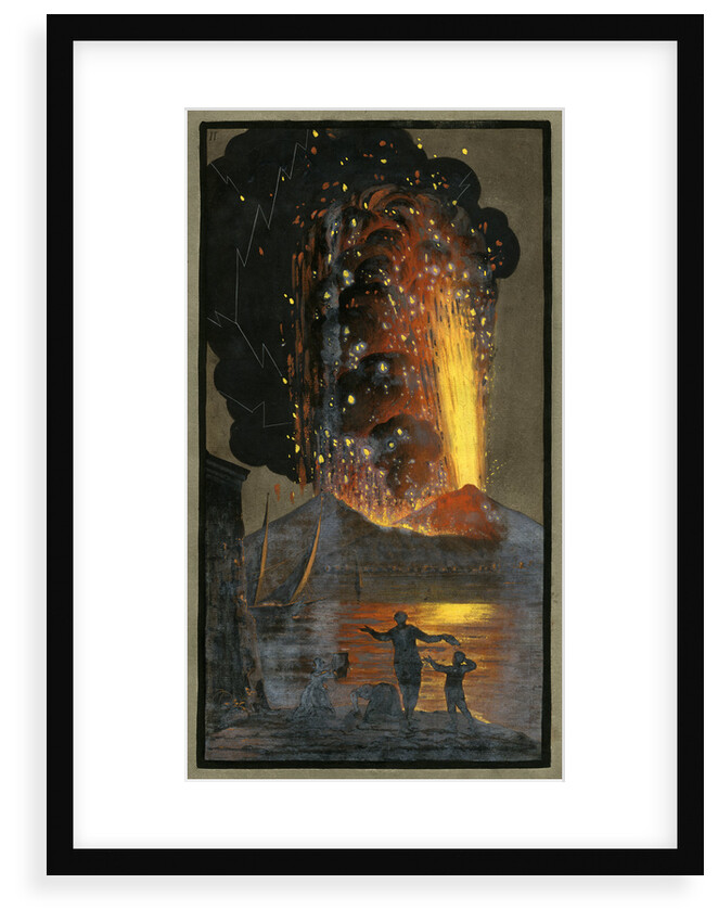 Eruption of Mount Vesuvius by Pietro Fabris