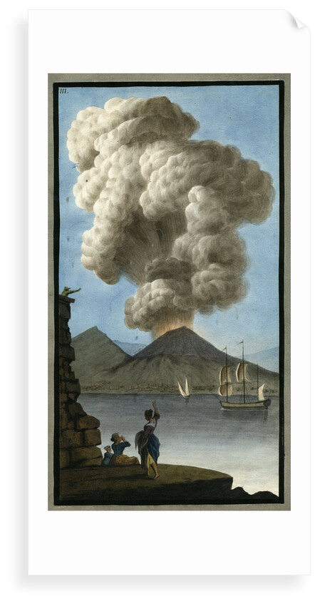Eruption of Mount Vesuvius by Pietro Fabris