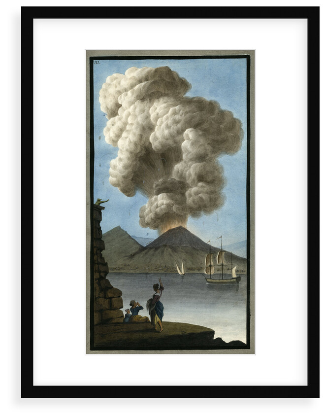 Eruption of Mount Vesuvius by Pietro Fabris