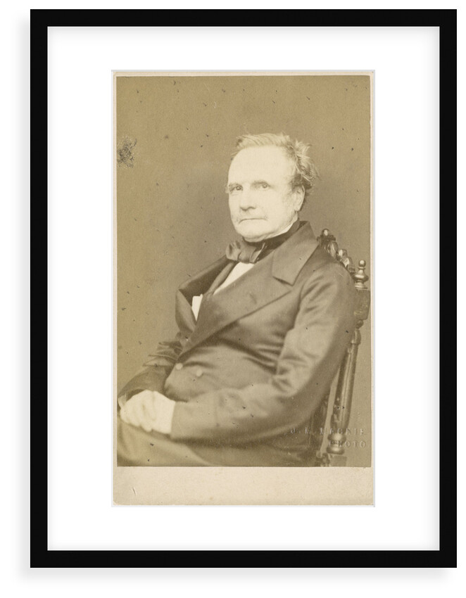 Portrait of Charles Babbage (1791-1871) by J M Mackie