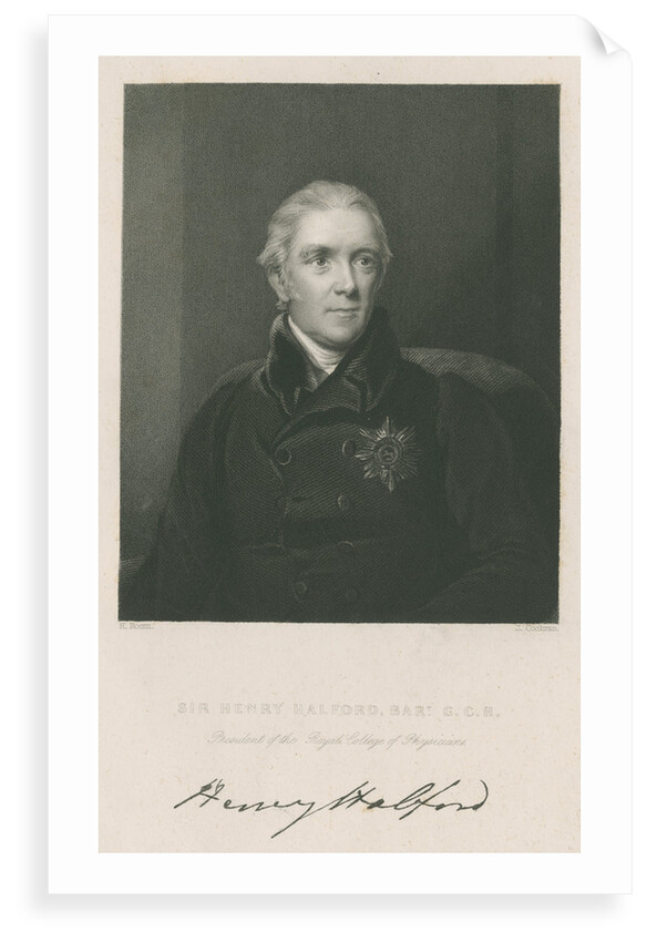 Portrait of Sir Henry Halford (1766-1844) by John Cochran
