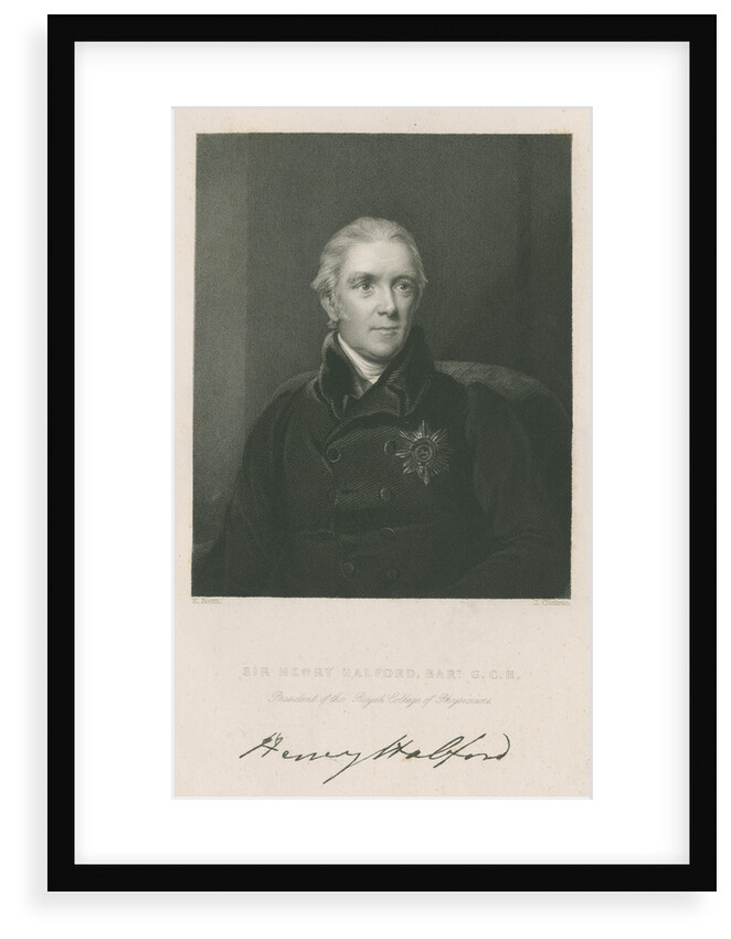 Portrait of Sir Henry Halford (1766-1844) by John Cochran