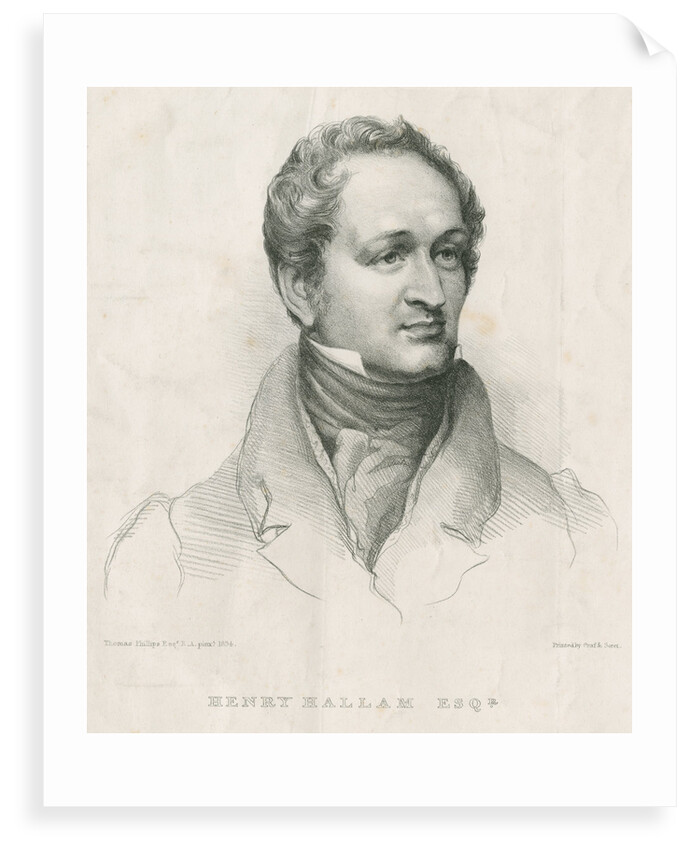 Portrait of Henry Hallam (1777-1859) by Graf & Soret