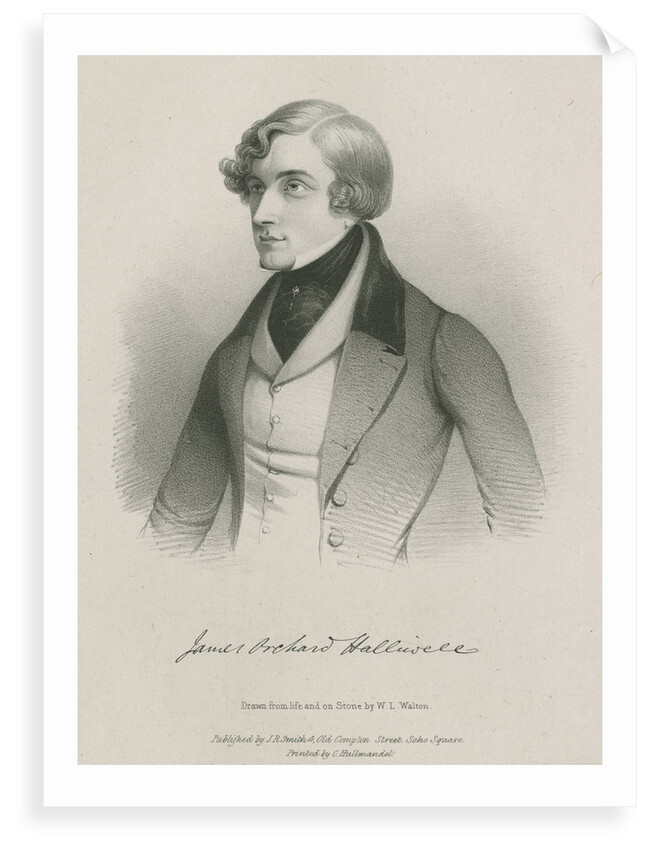 Portrait of James Orchard Halliwell Phillipps (1820-1889) by W L Walton
