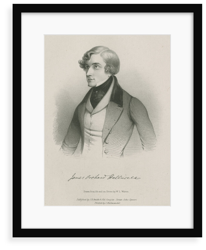 Portrait of James Orchard Halliwell Phillipps (1820-1889) by W L Walton