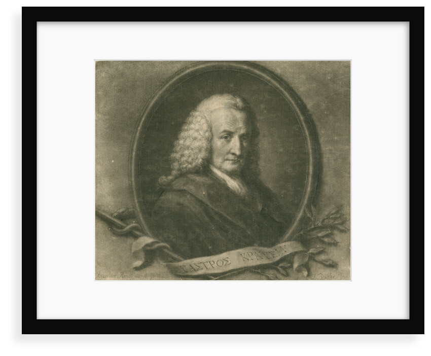 Portrait of Johann Heinrich Hampe (1697-1777) by Thomas Burke