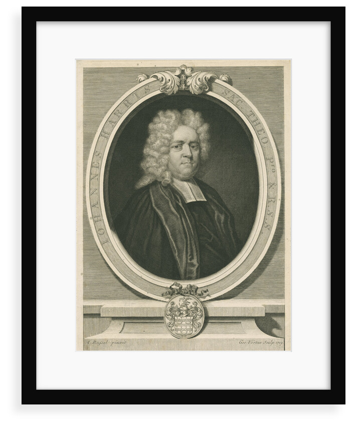 Portrait of John Harris (1661-1719) by George Vertue
