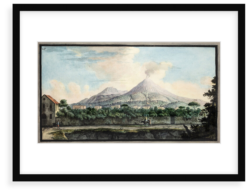 Mount Vesuvius by Pietro Fabris