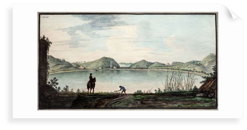 Lake of Agnano by Pietro Fabris