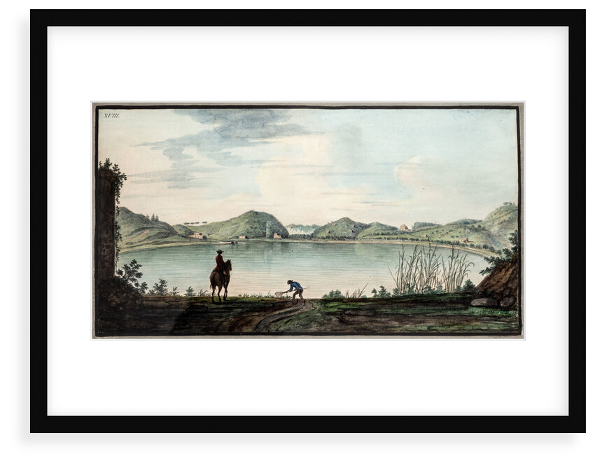 Lake of Agnano by Pietro Fabris