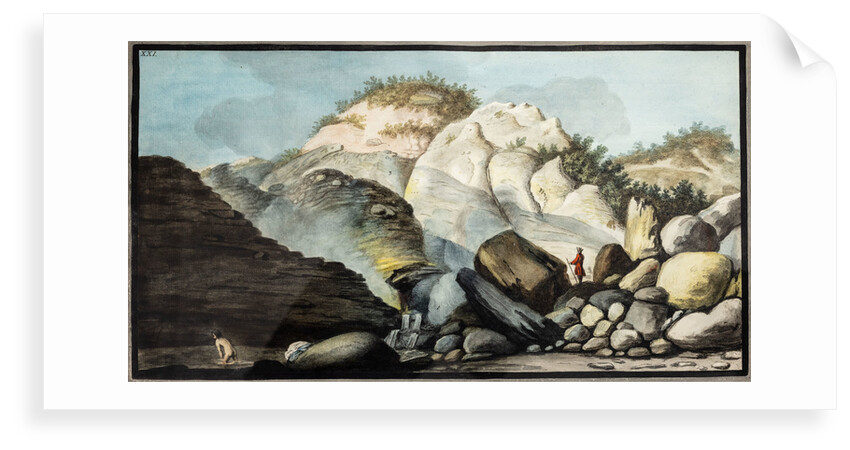 Pisciarelli spring by Pietro Fabris