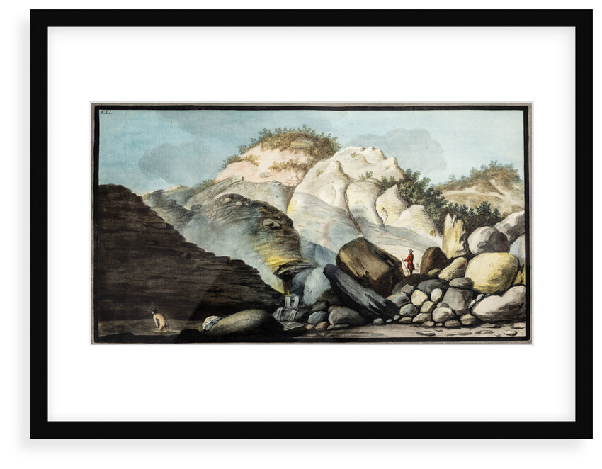Pisciarelli spring by Pietro Fabris