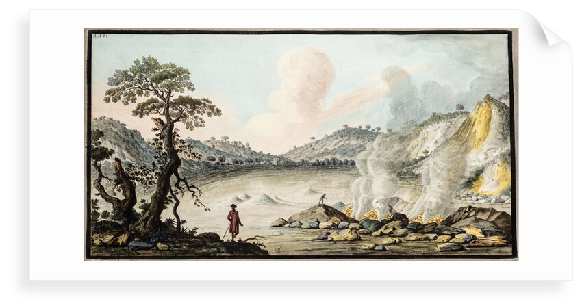 Crater of Solfaterra by Pietro Fabris