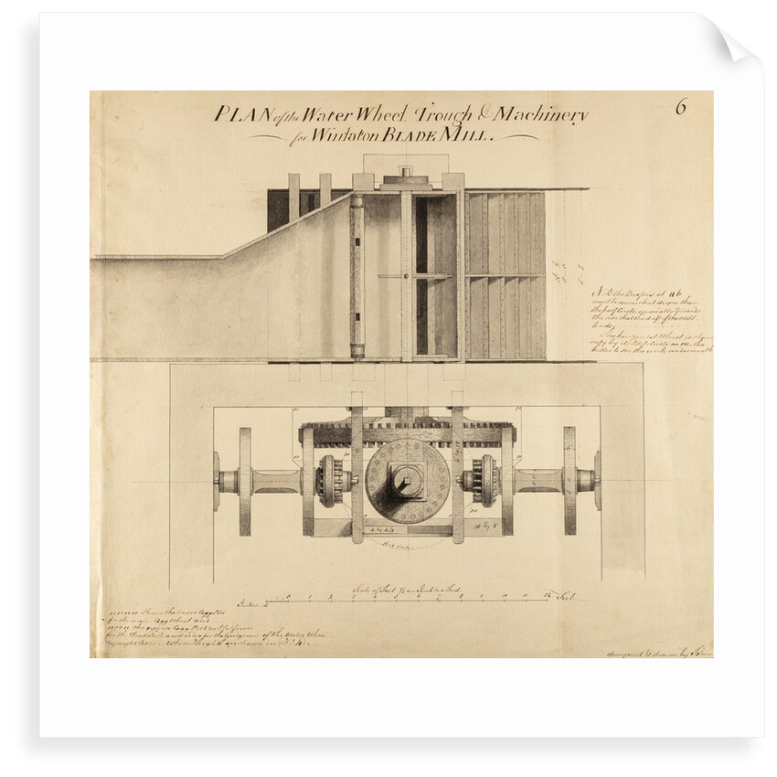 Blade mill by John Smeaton