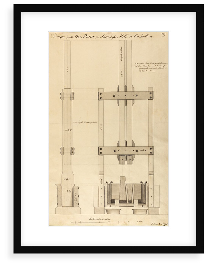 Oil press by John Smeaton